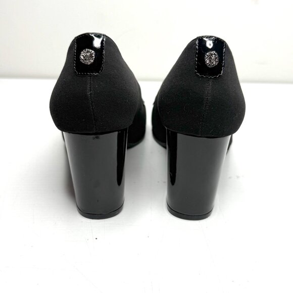 Anne Klein Iflex Telepathy Knit Stretch Square Moc Toe Loafer Teo Pump Womens 9 - Picture 3 of 9